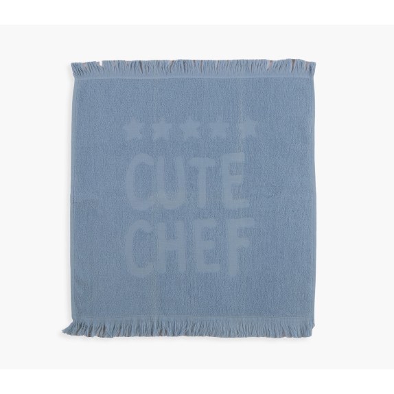 Ποτηρόπανο Nef-Nef Cute Chef L.Blue 50x50