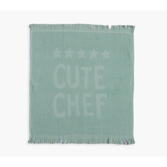 Ποτηρόπανο Nef-Nef Cute Chef Mint 50x50