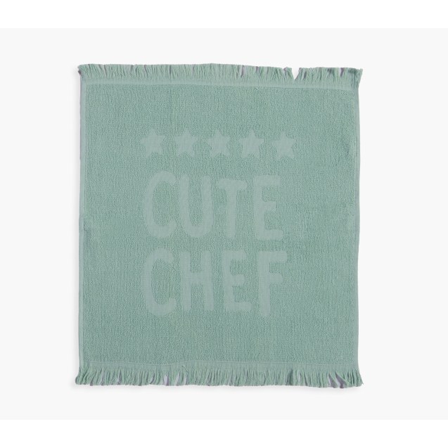 Ποτηρόπανο Nef-Nef Cute Chef Mint 50x50