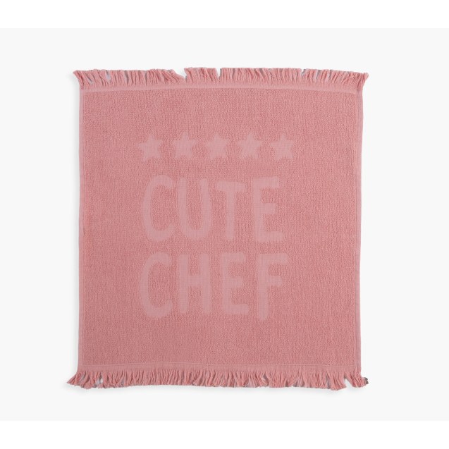 Ποτηρόπανο Nef-Nef Cute Chef Ecru 50x50
