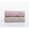Πετσέτα Προσώπου Nef-Nef Sylia Beige 50x90