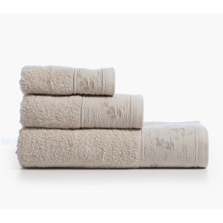 Σετ Πετσέτες 3 Τεμαχίων Nef-Nef Sylia Beige 30x50+50x90+70x140