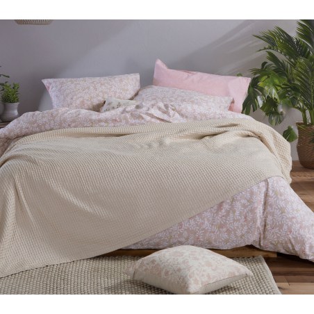 Κουβέρτα Πικέ Ημιδιπλη Nef-Nef New Golf Rose 180x240