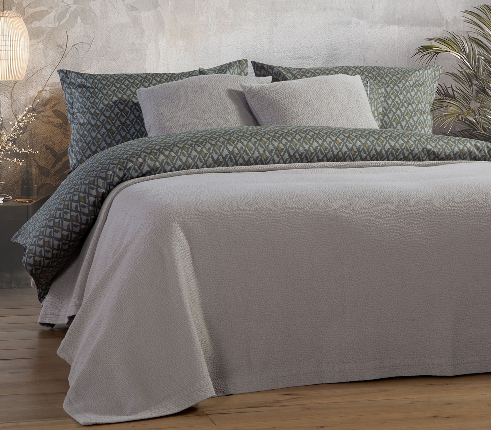 Κουβέρτα Υπέρδιπλη Nef-Nef Sensor Grey 230x250