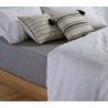 Σετ Σεντόνια Διπλά 4 Τεμαχίων Nef-Nef Donter 26 Ecru/Green 200x270