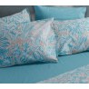 Σετ Σεντόνια King Size με Λάστιχο 4 Τεμαχίων Nef-Nef Charisma Blue Blue 180x200+35