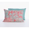 Μαξιλαροθήκη Nef-Nef Charisma Green/Coral 52x72