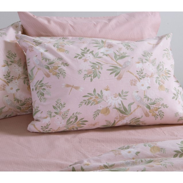 Μαξιλαροθήκη Nef-Nef Dreamel Pink 52x72