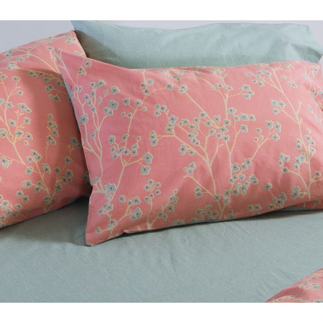 Μαξιλαροθήκη Nef-Nef Floriva Coral 52x72