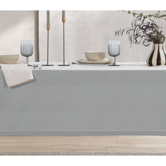 Τραπεζομάντηλο Nef-Nef Steady L.Grey D:180cm