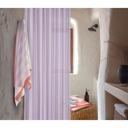 Κουρτίνα Μπάνιου Nef-Nef Vertia Mauve 180x200