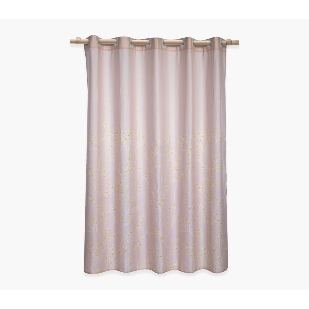 Κουρτίνα Μπάνιου Nef-Nef Floriva Beige 180x200