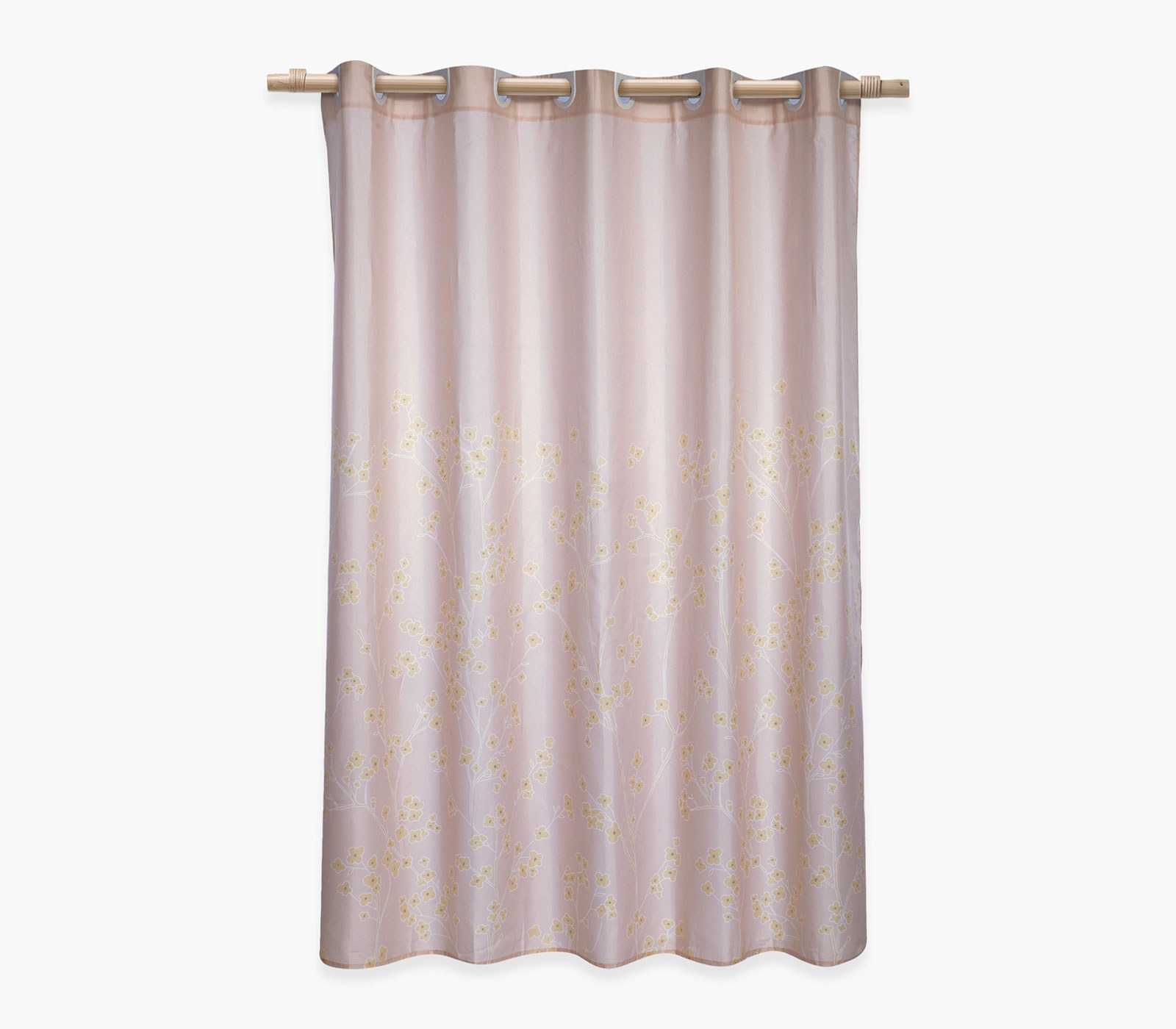 Κουρτίνα Μπάνιου Nef-Nef Floriva Beige 180x200