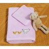 Σετ Βρεφικές Πετσέτες 2 Τεμαχίων Nef-Nef Cute & Sweet Lilac 30x50+70x140