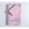 Σετ Βρεφικές Πετσέτες 2 Τεμαχίων Nef-Nef Cute & Sweet Lilac 30x50+70x140