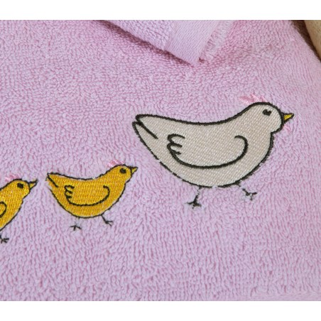 Σετ Βρεφικές Πετσέτες 2 Τεμαχίων Nef-Nef Cute & Sweet Lilac 30x50+70x140