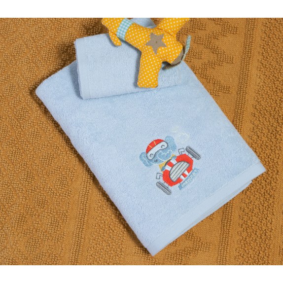 Σετ Βρεφικές Πετσέτες 2 Τεμαχίων Nef-Nef Super Boy L.Blue...