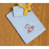 Σετ Βρεφικές Πετσέτες 2 Τεμαχίων Nef-Nef Super Boy L.Blue 30x50+70x140