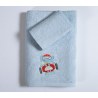 Σετ Βρεφικές Πετσέτες 2 Τεμαχίων Nef-Nef Super Boy L.Blue 30x50+70x140