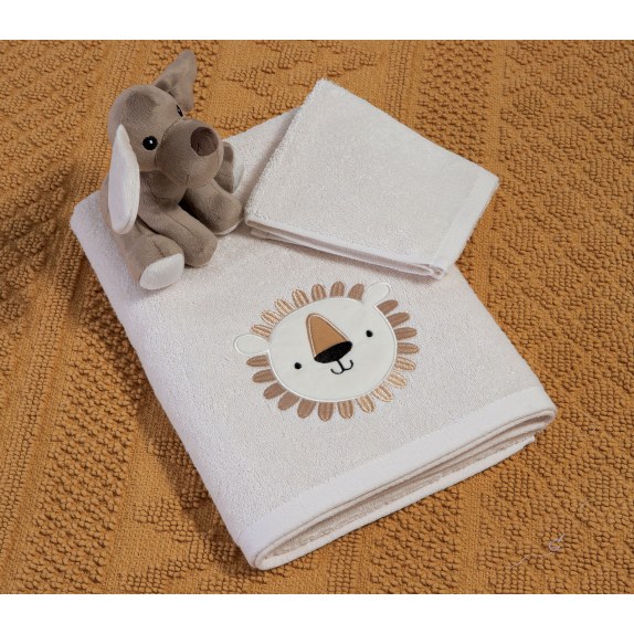 Σετ Βρεφικές Πετσέτες 2 Τεμαχίων Nef-Nef Jungle In Motion...