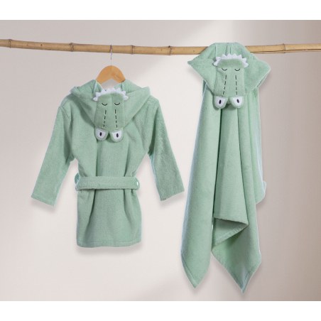 Βρεφικό Μπουρνούζι Nef-Nef Savana Cameo Green 04