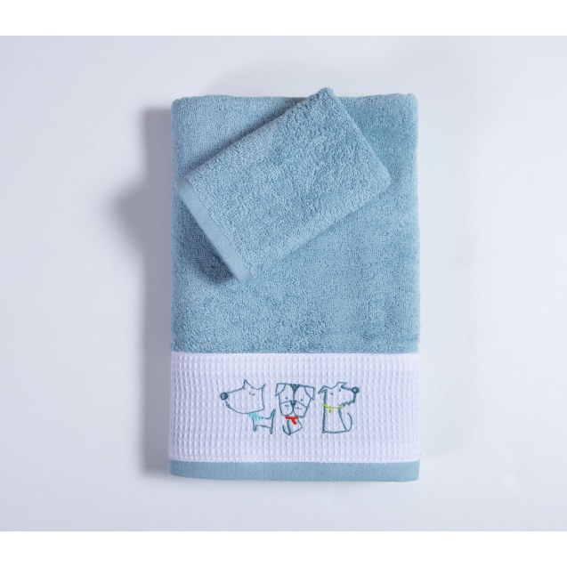 Σετ Παιδικές Πετσέτες 2 Τεμαχίων Nef-Nef Dog...
