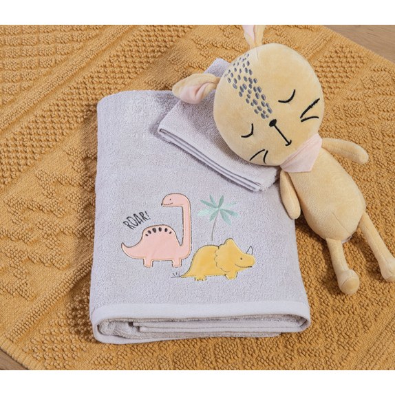 Σετ Παιδικές Πετσέτες 2 Τεμαχίων Nef-Nef Dinosaur Art...