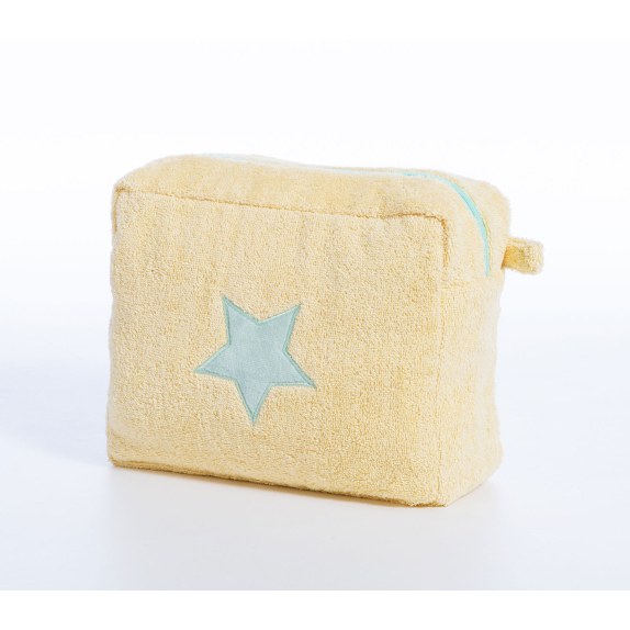 Τσαντάκι Νεσεσέρ Nef-Nef Happy Cream Yellow 22x15+8