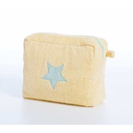 Τσαντάκι Νεσεσέρ Nef-Nef Happy Cream Yellow 22x15+8
