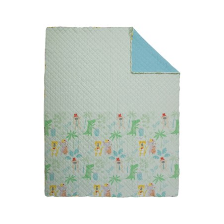 Παιδικό Κουβερλί Μονό Nef-Nef Jungle Music Green 180x240