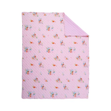 Παιδικό Κουβερλί Μονό Nef-Nef Welcome To India Pink 180x240