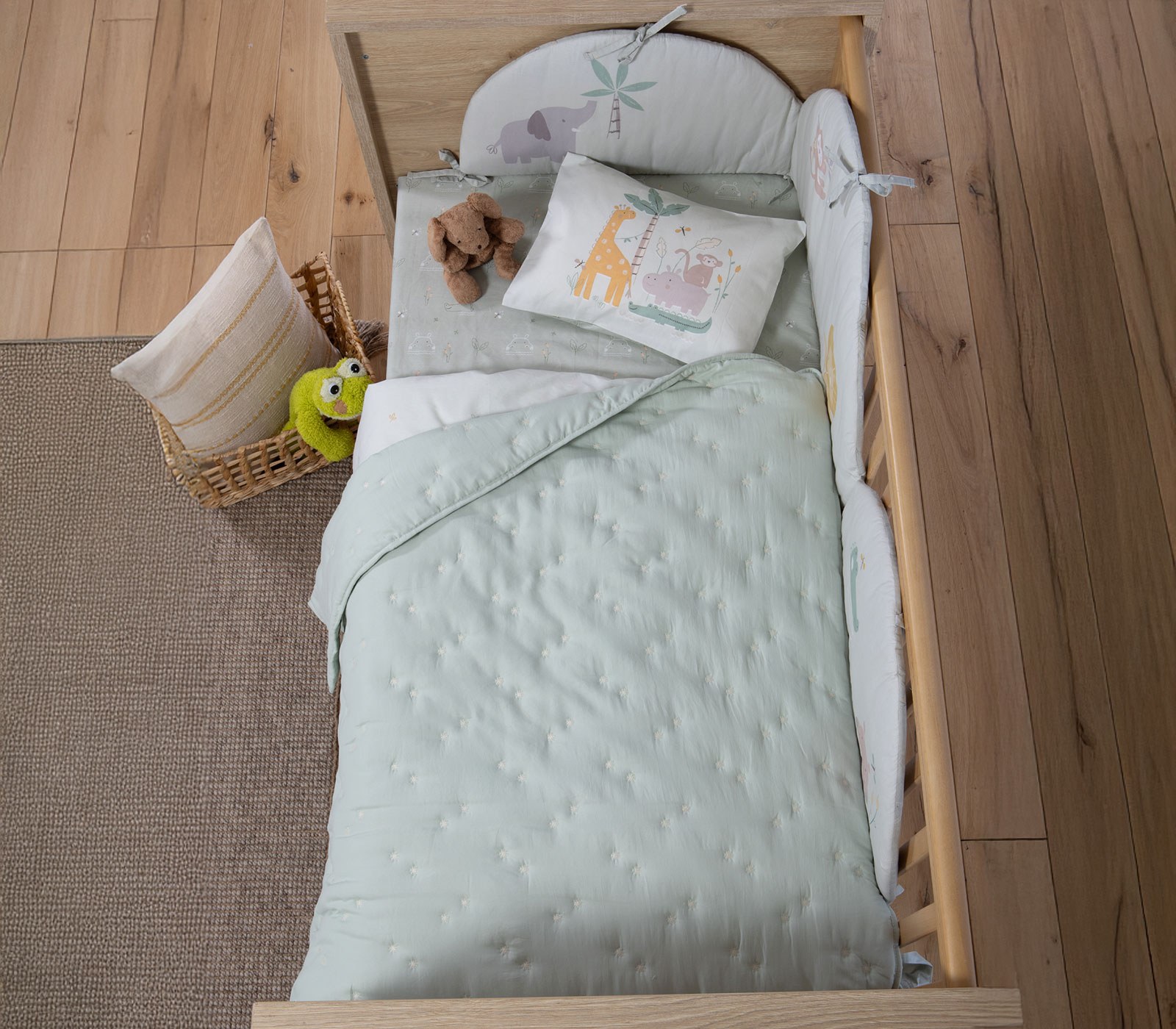 Βρεφικό Κουβερλί Nef-Nef Special Star Mint 80x110