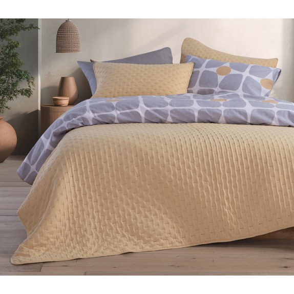 Κουβερλί Μονό Nef-Nef Adelle Butter Yellow 180x240