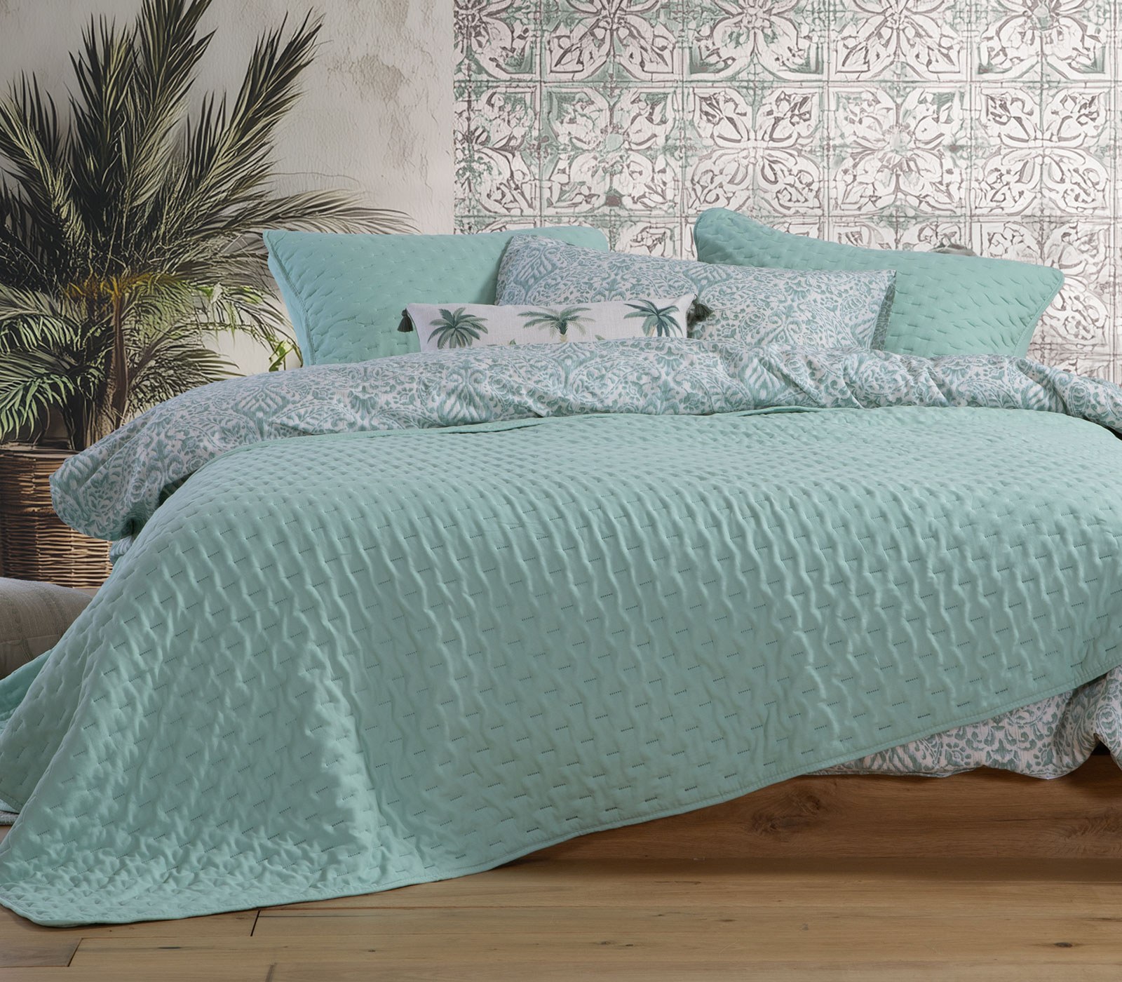 Κουβερλί Μονό Nef-Nef Adelle Green 180x240