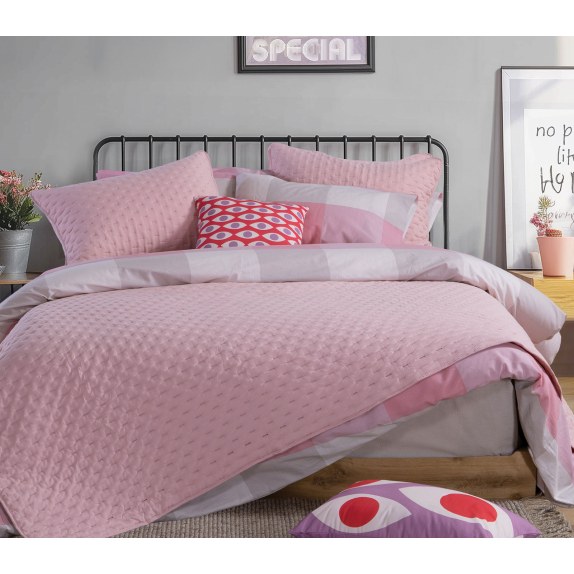 Κουβερλί Μονό Nef-Nef Adelle Rose 180x240