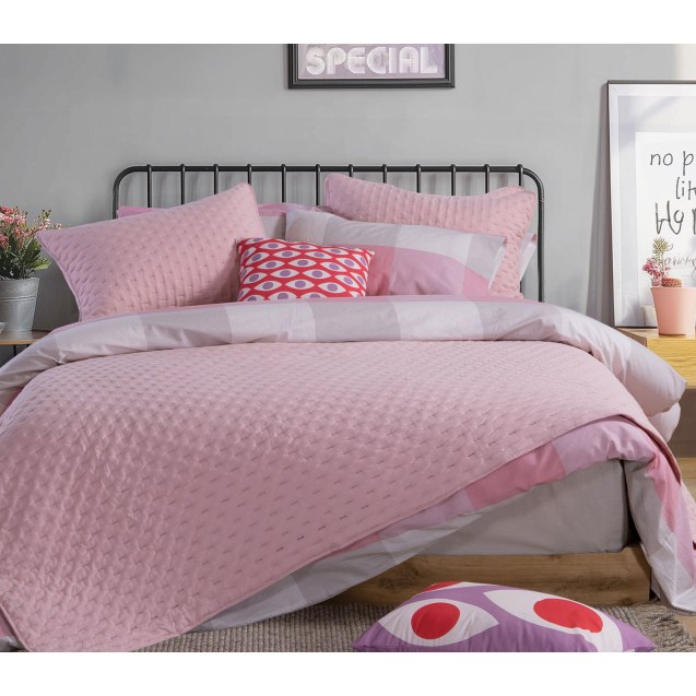 Κουβερλί Μονό Nef-Nef Adelle Rose 180x240