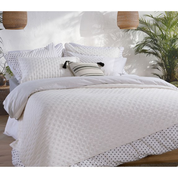 Κουβερλί Υπέρδιπλο Nef-Nef Adelle Ecru 230x240