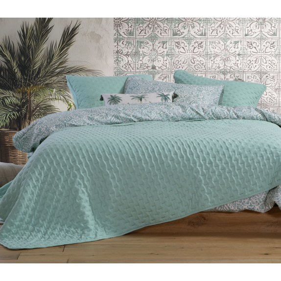 Κουβερλί Υπέρδιπλο Nef-Nef Adelle Green 230x240