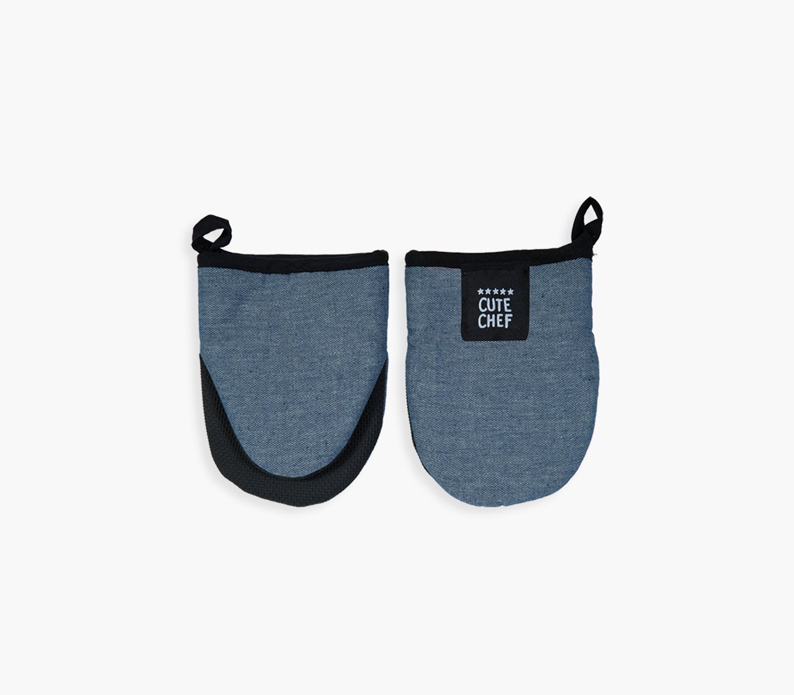 Σετ Γάντια Κουζίνας 2 Τεμαχίων Nef-Nef Lorin Blue 2x(15x17)