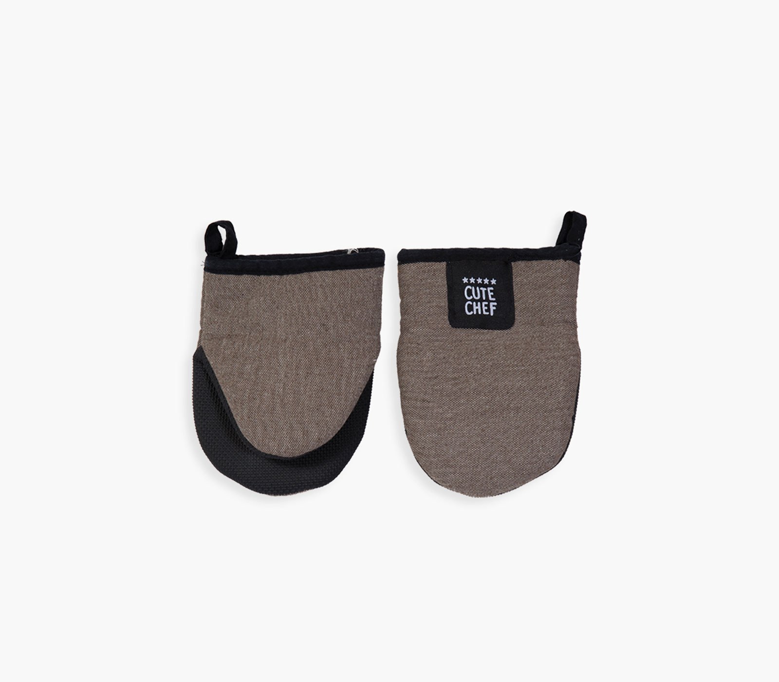 Σετ Γάντια Κουζίνας 2 Τεμαχίων Nef-Nef Lorin Brown 2x(15x17)