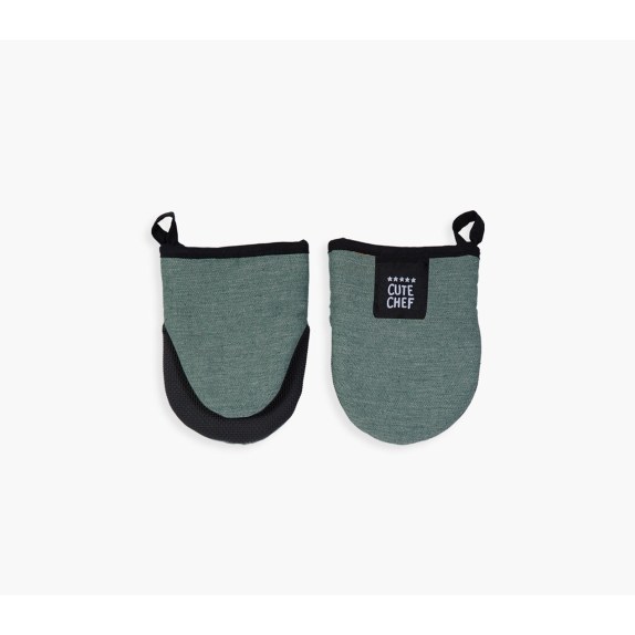 Σετ Γάντια Κουζίνας 2 Τεμαχίων Nef-Nef Lorin Green 2x(15x17)
