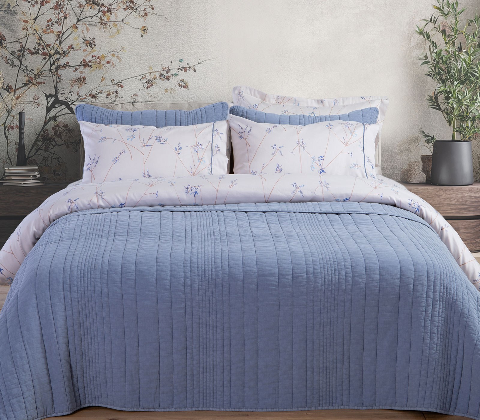 Κουβερλί Υπέρδιπλο Nef-Nef Ecstatic Blue 230x240