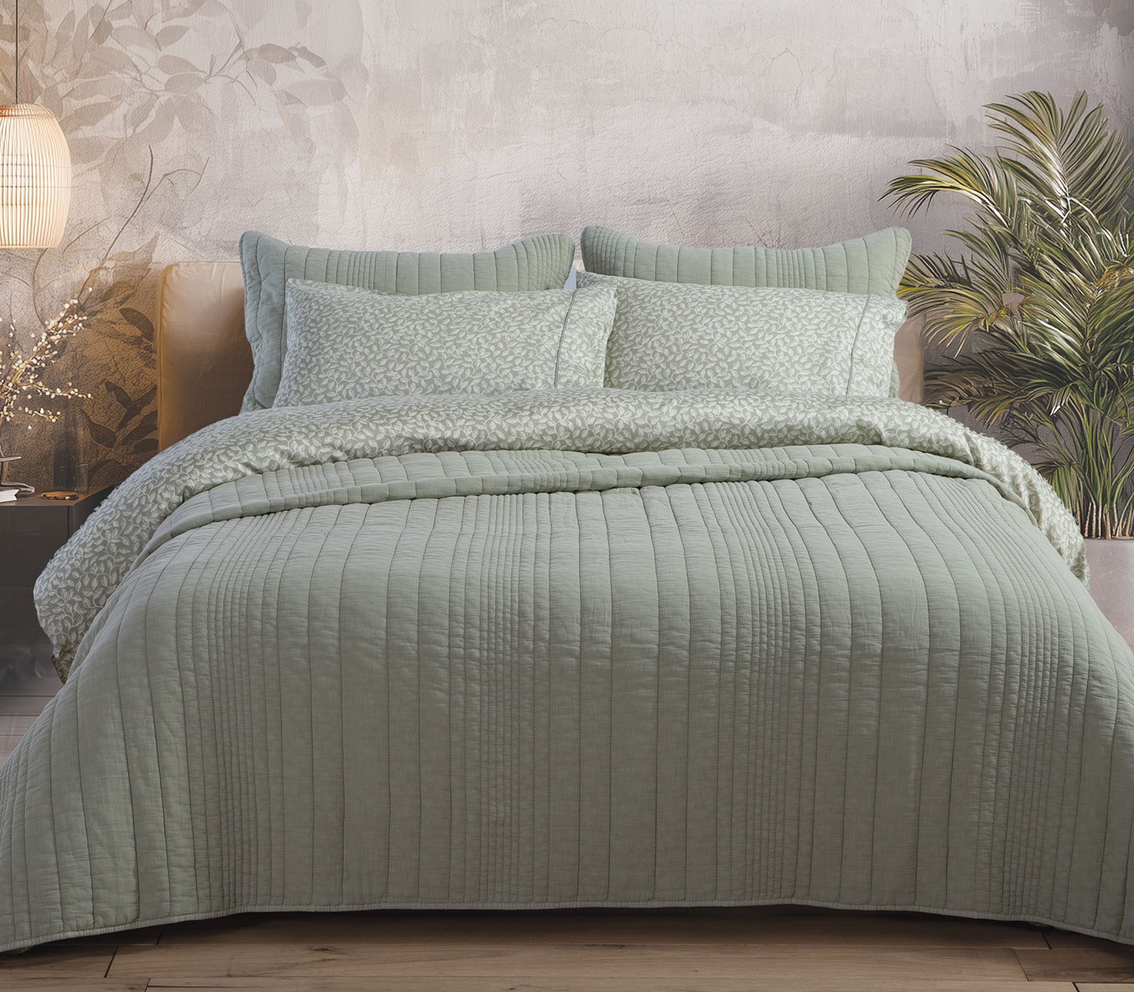 Κουβερλί Υπέρδιπλο Nef-Nef Ecstatic Green 230x240