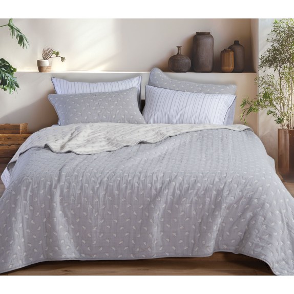 Κουβερλί Υπέρδιπλο Nef-Nef Surreal Grey 230x240