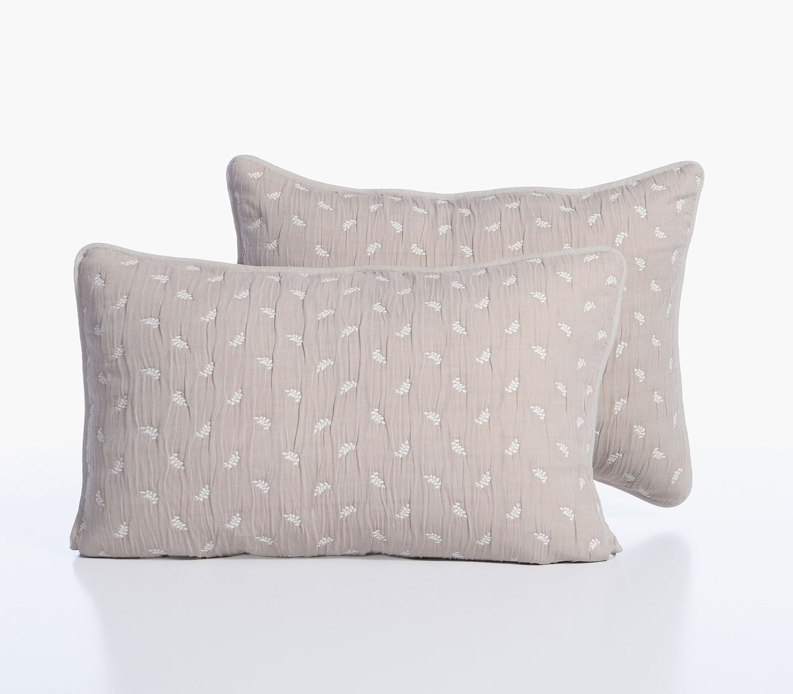 Σετ Μαξιλαροθήκες Διακόσμησης 2 Τεμαχίων Nef-Nef Surreal Beige 2x(52x72)