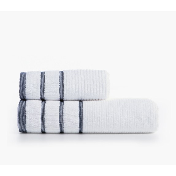 Σετ Πετσέτες 2 Τεμαχίων Nef-Nef Stern White 50x90+70x140