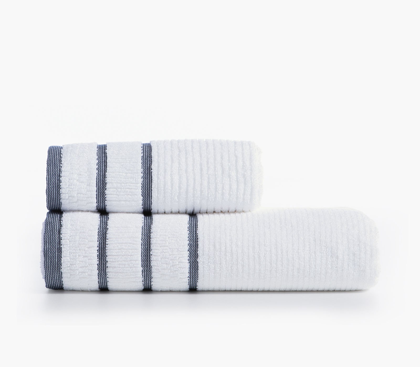 Σετ Πετσέτες 2 Τεμαχίων Nef-Nef Stern White 50x90+70x140