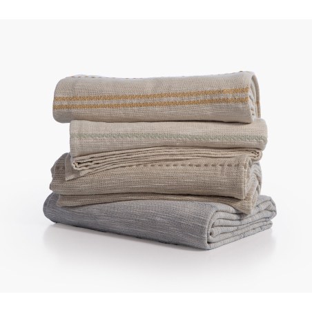 Ριχτάρι Πολυθρόνας Nef-Nef Bleeze Natural/Yellow 180x180