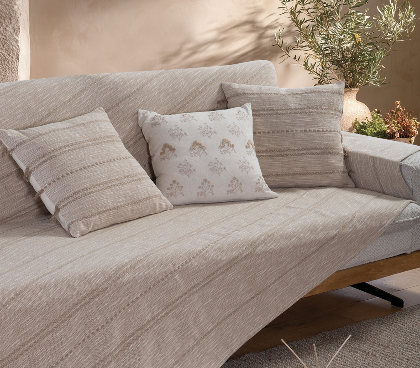 Ριχτάρι Διθέσιου Nef-Nef Bleeze Beige 180x250