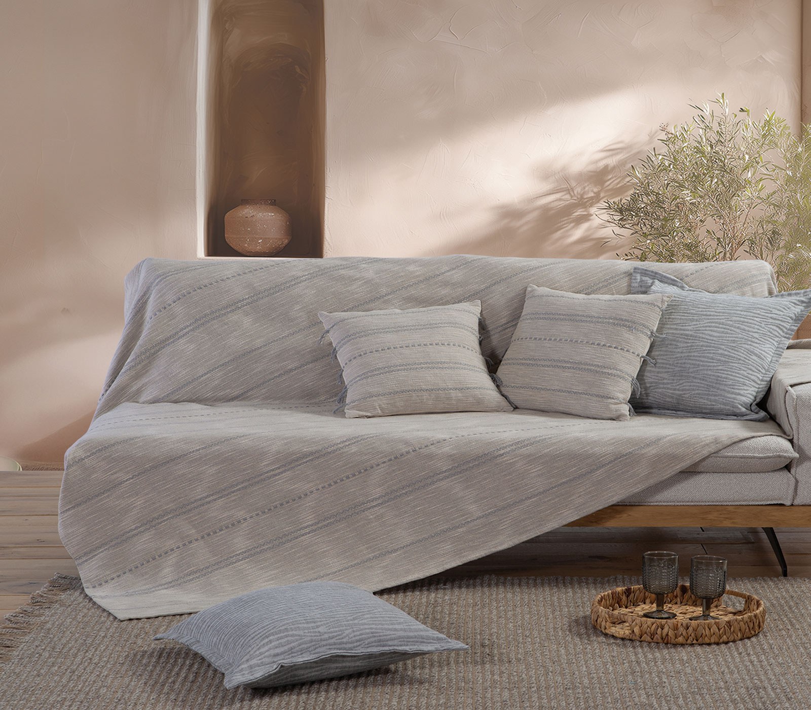 Ριχτάρι Διθέσιου Nef-Nef Bleeze Grey 180x250